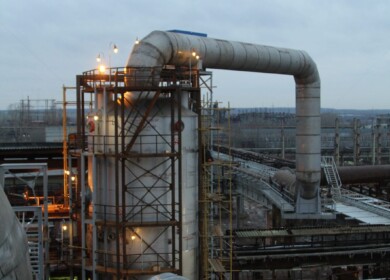 Voskresensk Mineral Fertilizers has replaced another absorption tower