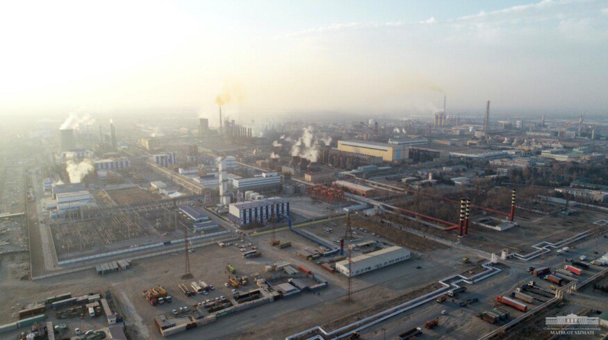 Navoiyazot launched the new ammonia and carbamide production