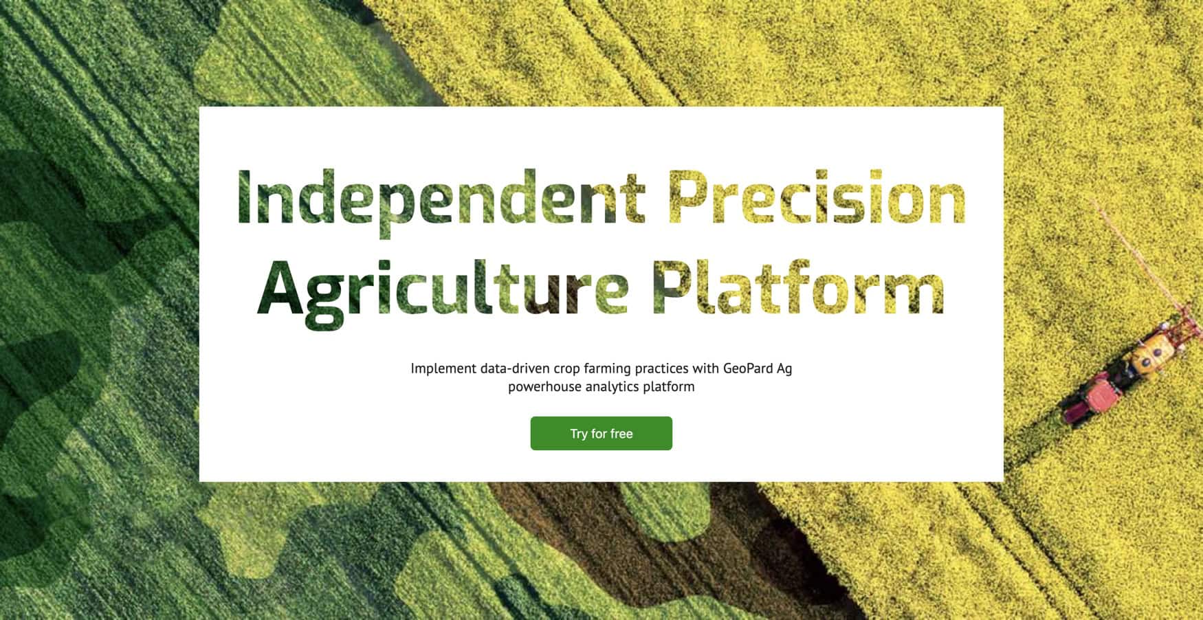 GeoPard Agriculture unveils new precision agriculture features