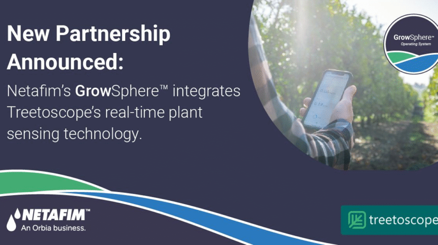 Orbia Netafim to integrate Treetoscope plant-sensing technology into digital farming platform